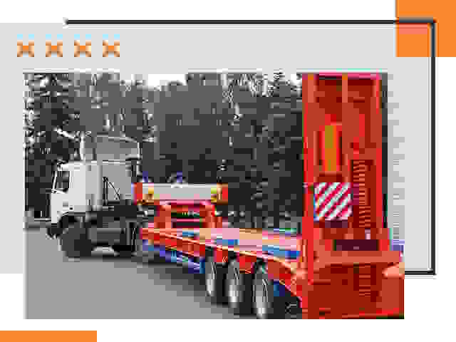 Перевозки на тралах и платформах в Новодвинске